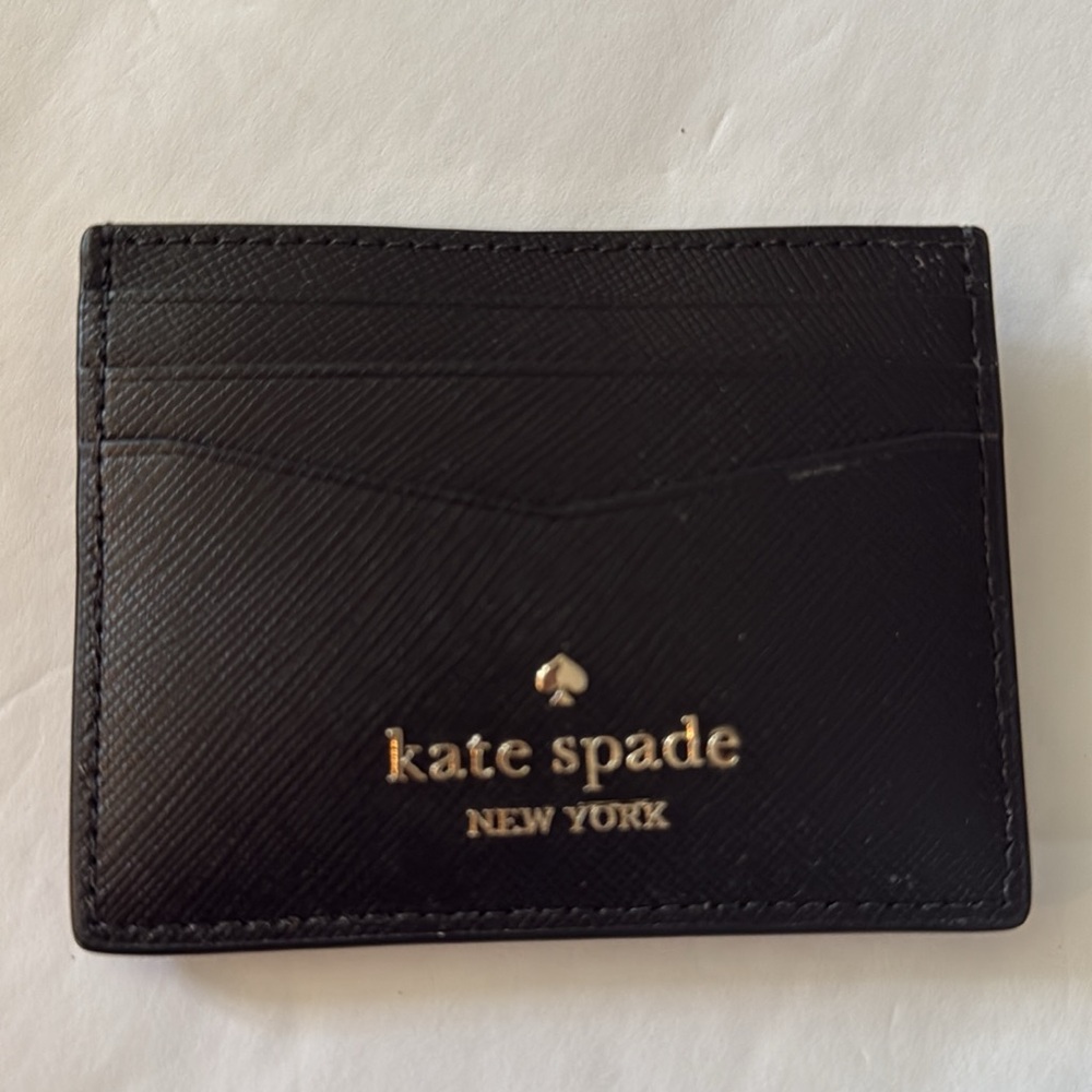 Kate Spade Black Credit Card Holder New with tag